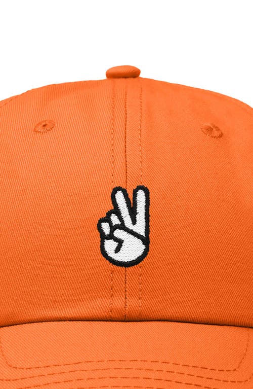 DALIX DALIX PEACE SIGN EMBROIDERED DAD HAT 