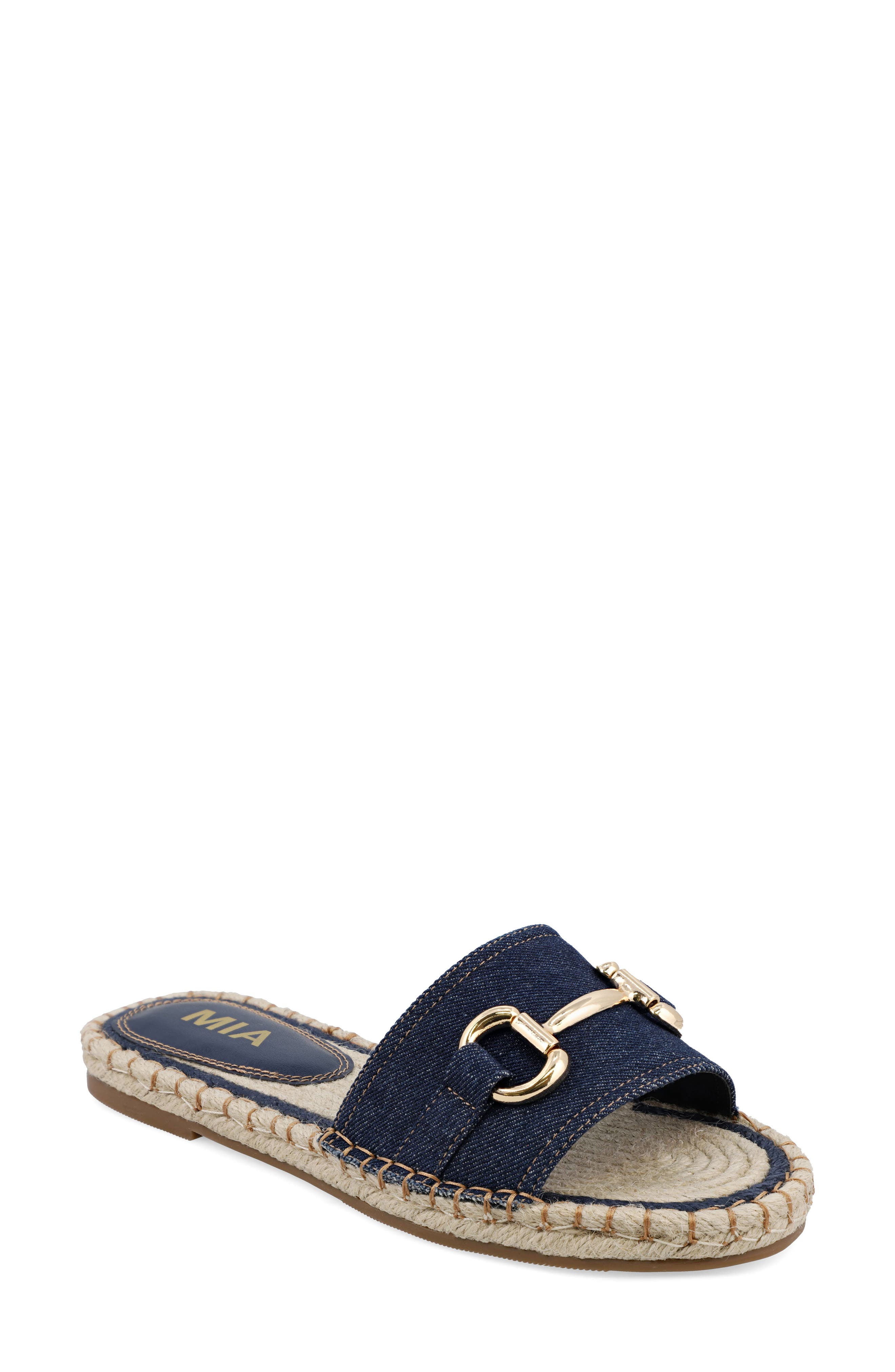 MIA Cadiz Espadrille Slide Sandal