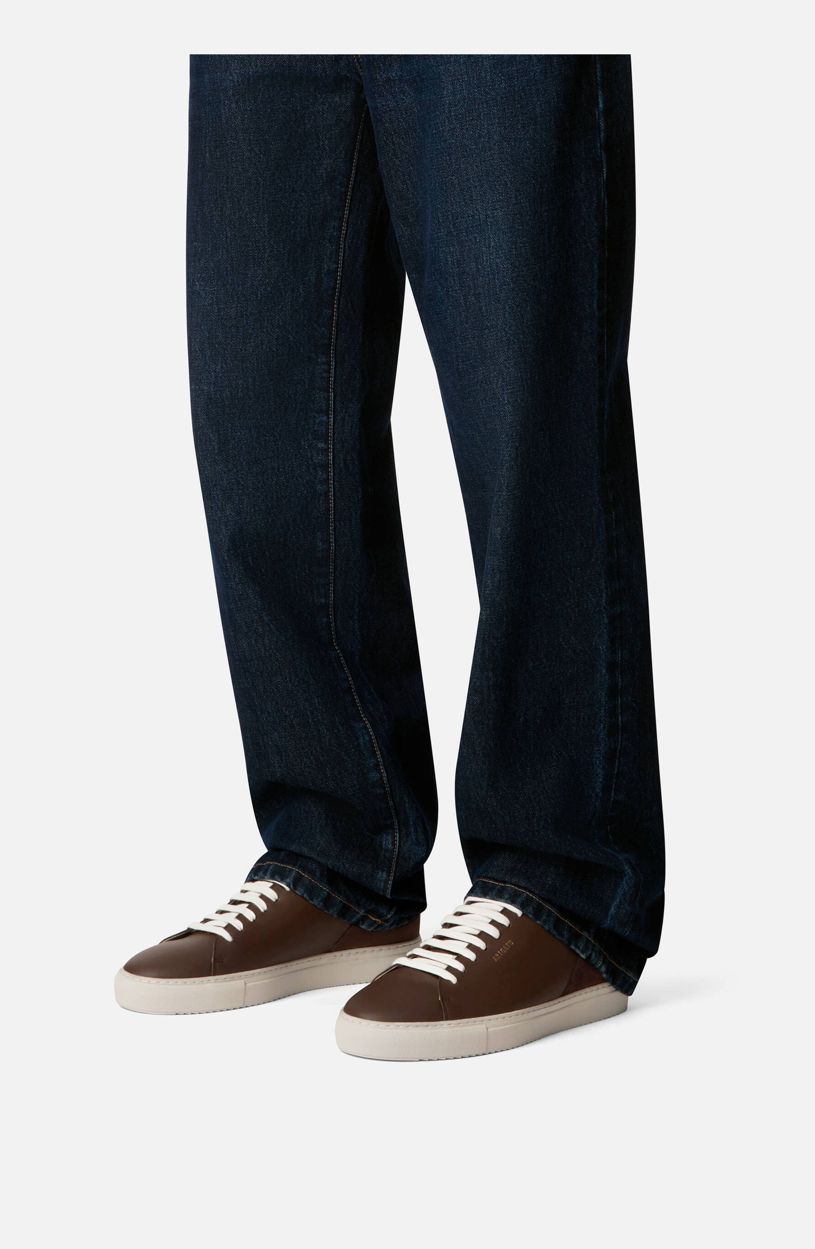 Axel Arigato Clean 90 Split Sneaker, Alternate, color, Brown/Off White