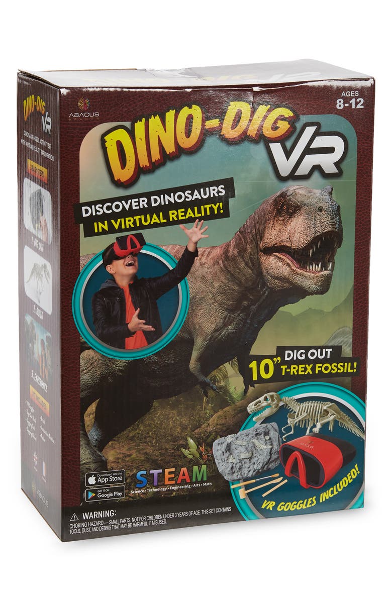 ABACUS Dino-Dig Virtual Reality Exploration Kit, Main, color,
