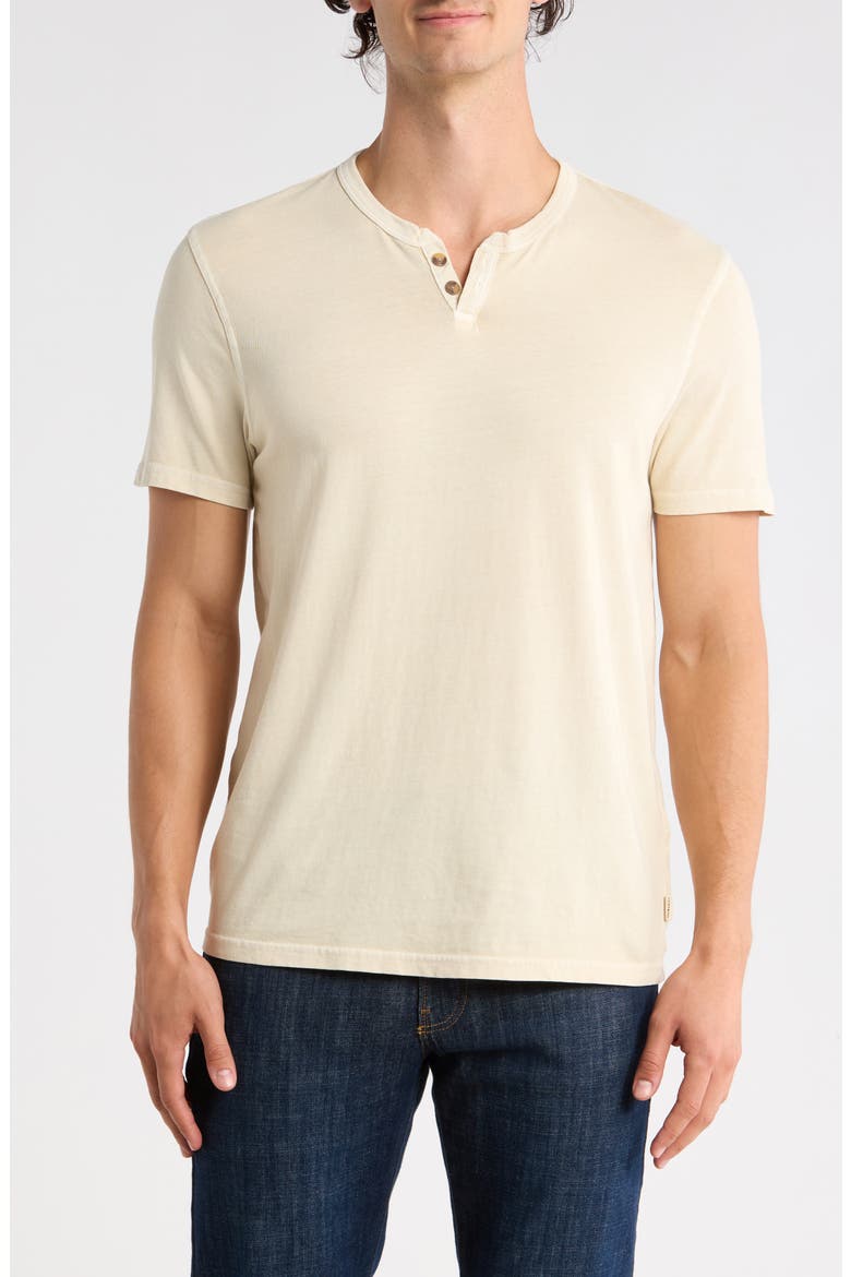 Burnout Notch Neck T-Shirt, Main, color, FOG