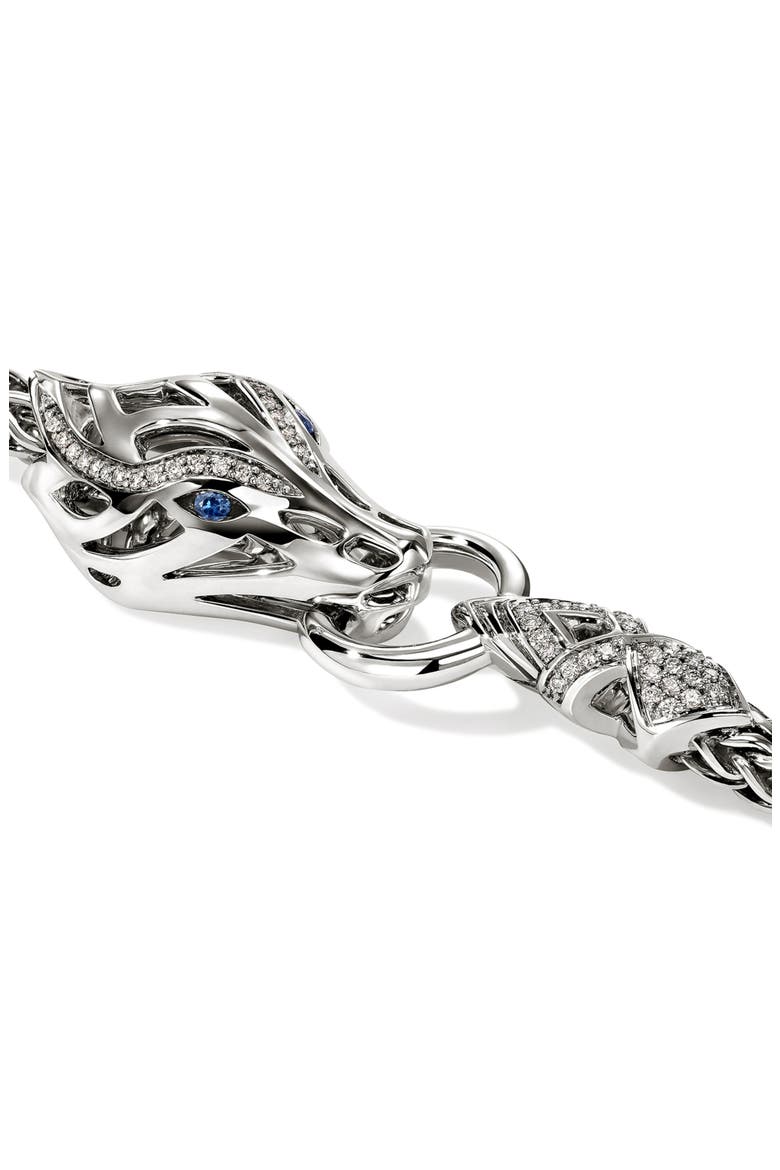 Naga Bracelet, Alternate, color, SILVER