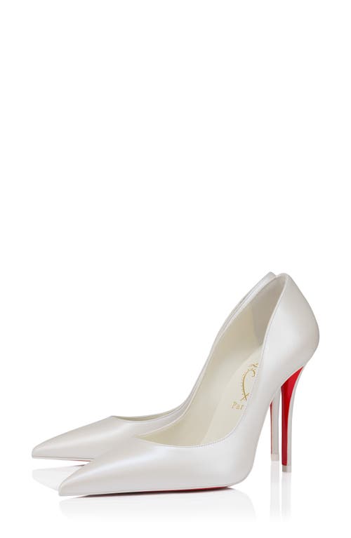 Christian Louboutin Miss Z Pointed Toe Pump In White