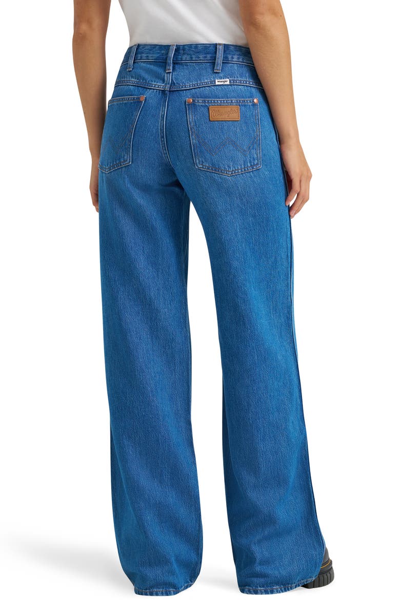 Wrangler Worldwide Mid Rise Wide Leg Jeans, Alternate, color, 