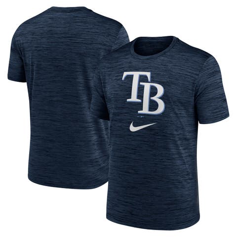 Men
s Nike Navy Tampa Bay Rays Logo Velocity Performance T-Shirt