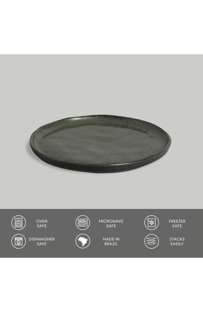 Porto Brasil Bread Plate Set of 6, Alternate, color, Greenery