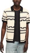 Lucky Brand Crochet Button Down Sweater