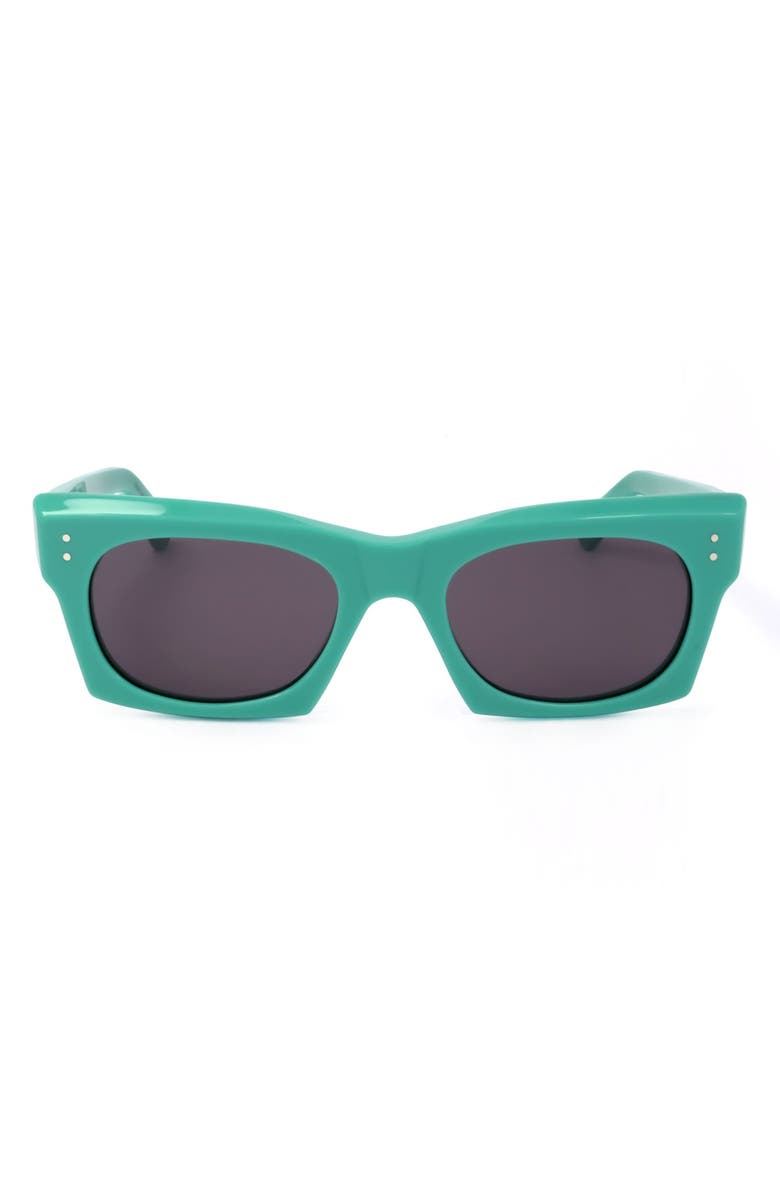 Marni 52mm Square Sunglasses, Main, color, Blue / Grey