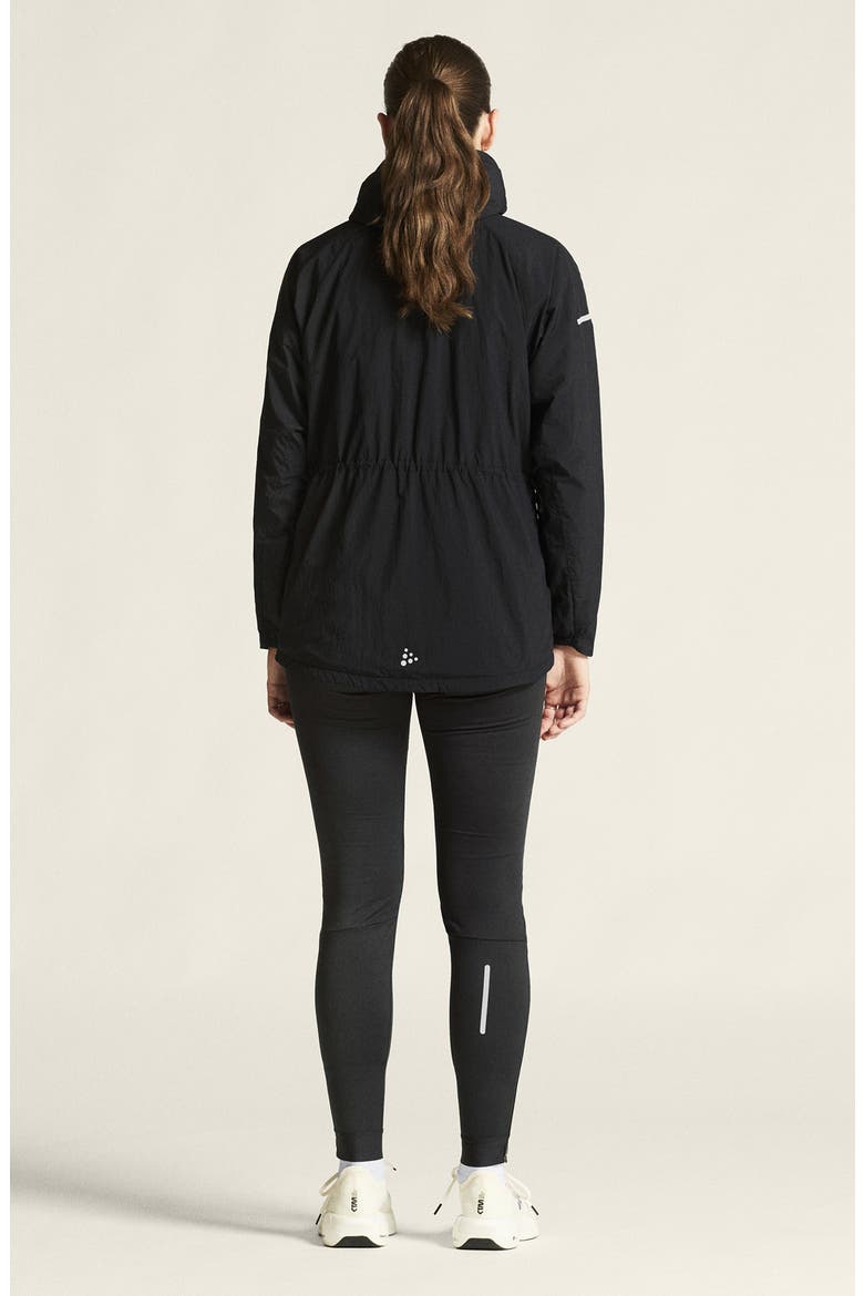 SubZ Half Zip Hooded Pullover, Alternate, color, BLACK