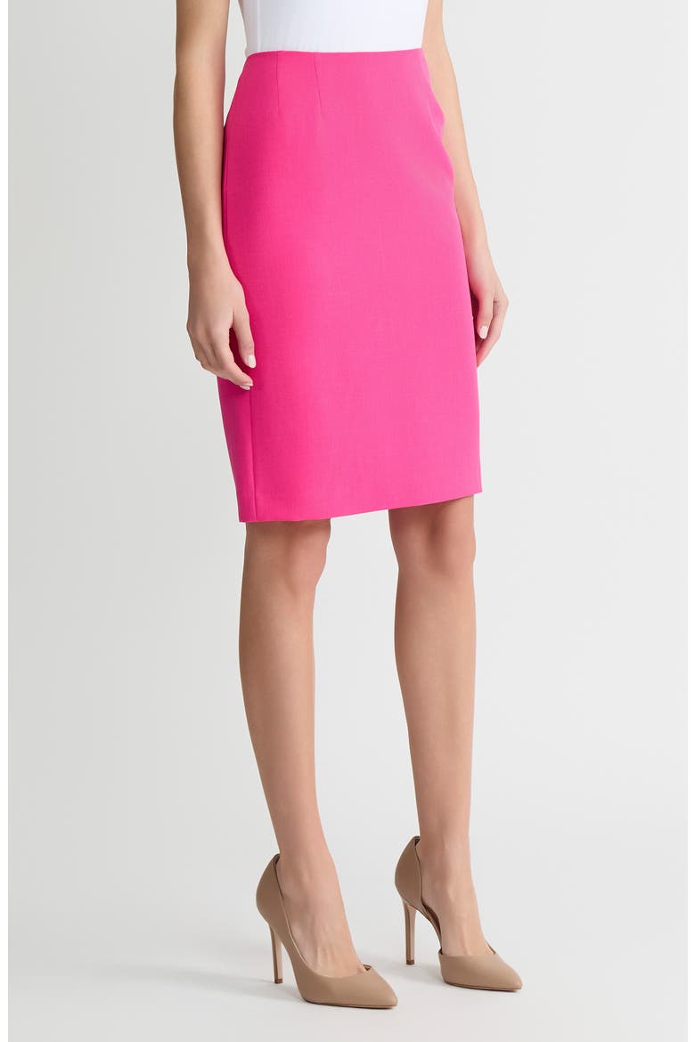 Zip Pencil Skirt, Alternate, color, PINK PERFECTION