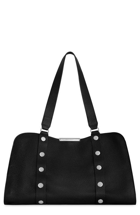 Cole Studded Leather Satchel