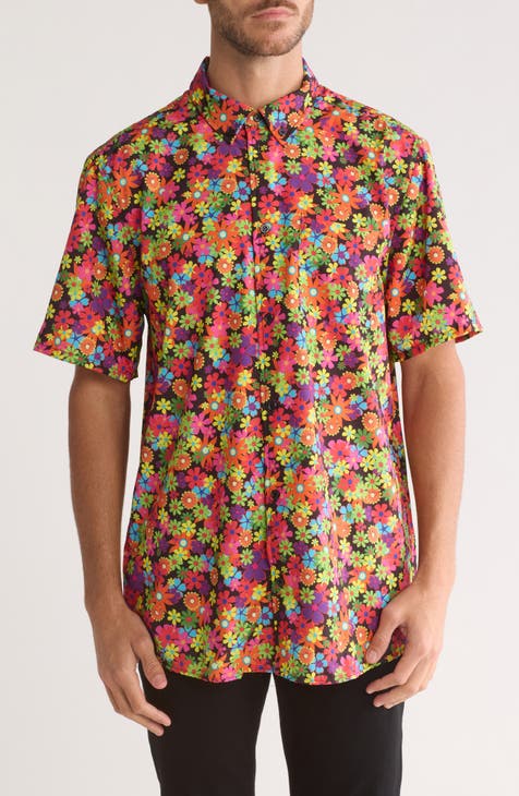 Oden Flower Child Button-Down Shirt