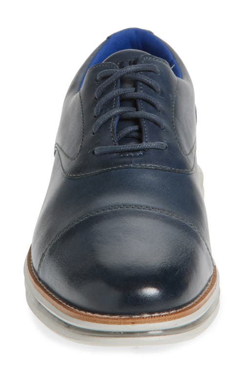 Cole Haan Original Grand Energy One Cap Toe Oxford In Marine Blue