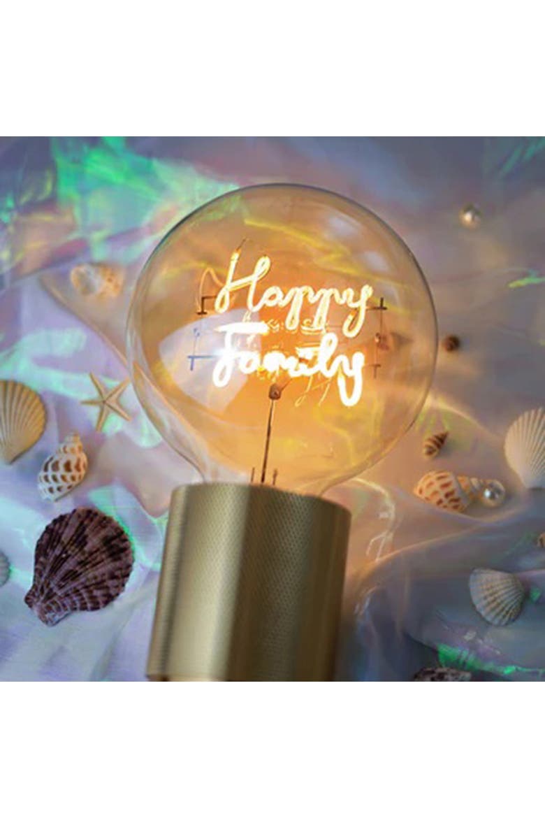 Happy Family Portable Table Lamp, Alternate, color, Emerald