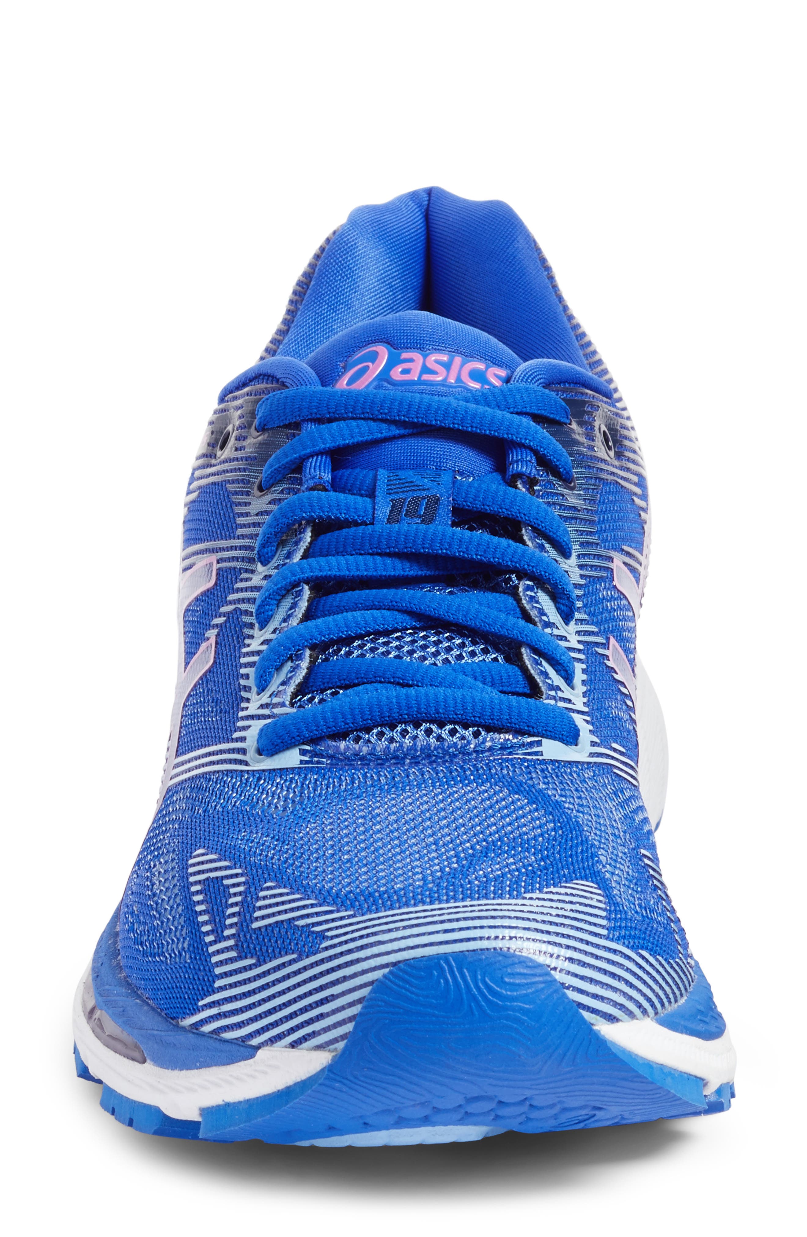GEL®-Nimbus 19 Running Shoe, Alternate, color, BLUE PURPLE/ VIOLET/ AIRY BLUE