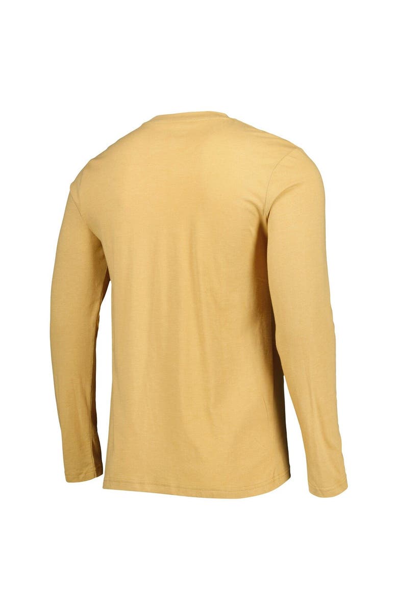 CONCEPTS SPORT Men's Concepts Sport Black/Gold Vegas Golden Knights Meter Long Sleeve T-Shirt & Pants Sleep Set, Alternate, color,