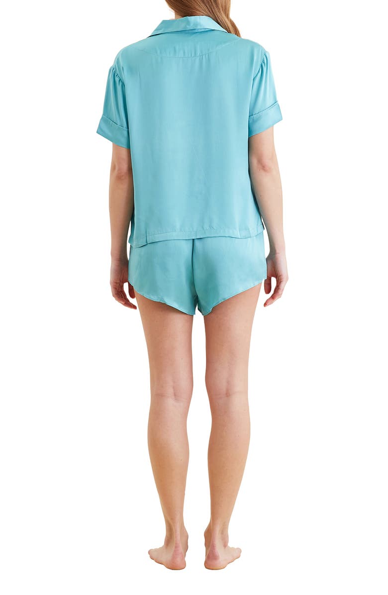 Papinelle Audrey Mulberry Silk Short Pajamas, Alternate, color,