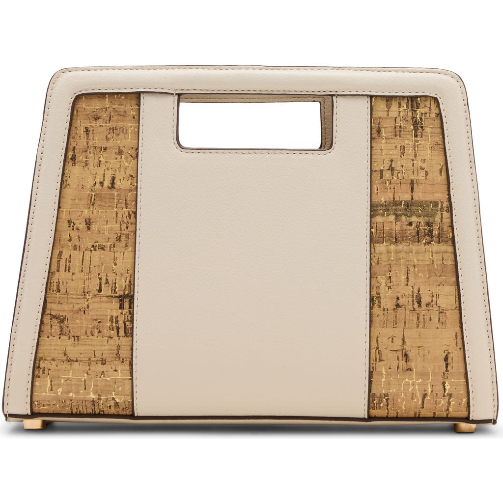 ANNE KLEIN ANNE KLEIN CONVERTIBLE CORK TRIM CLUTCH