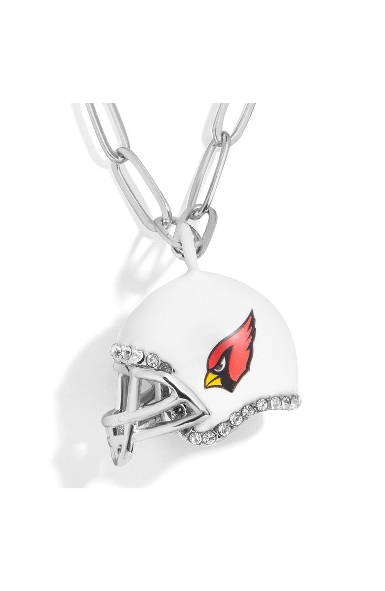 BaubleBar Arizona Cardinals Helmet Charm Necklace, Main, color, 