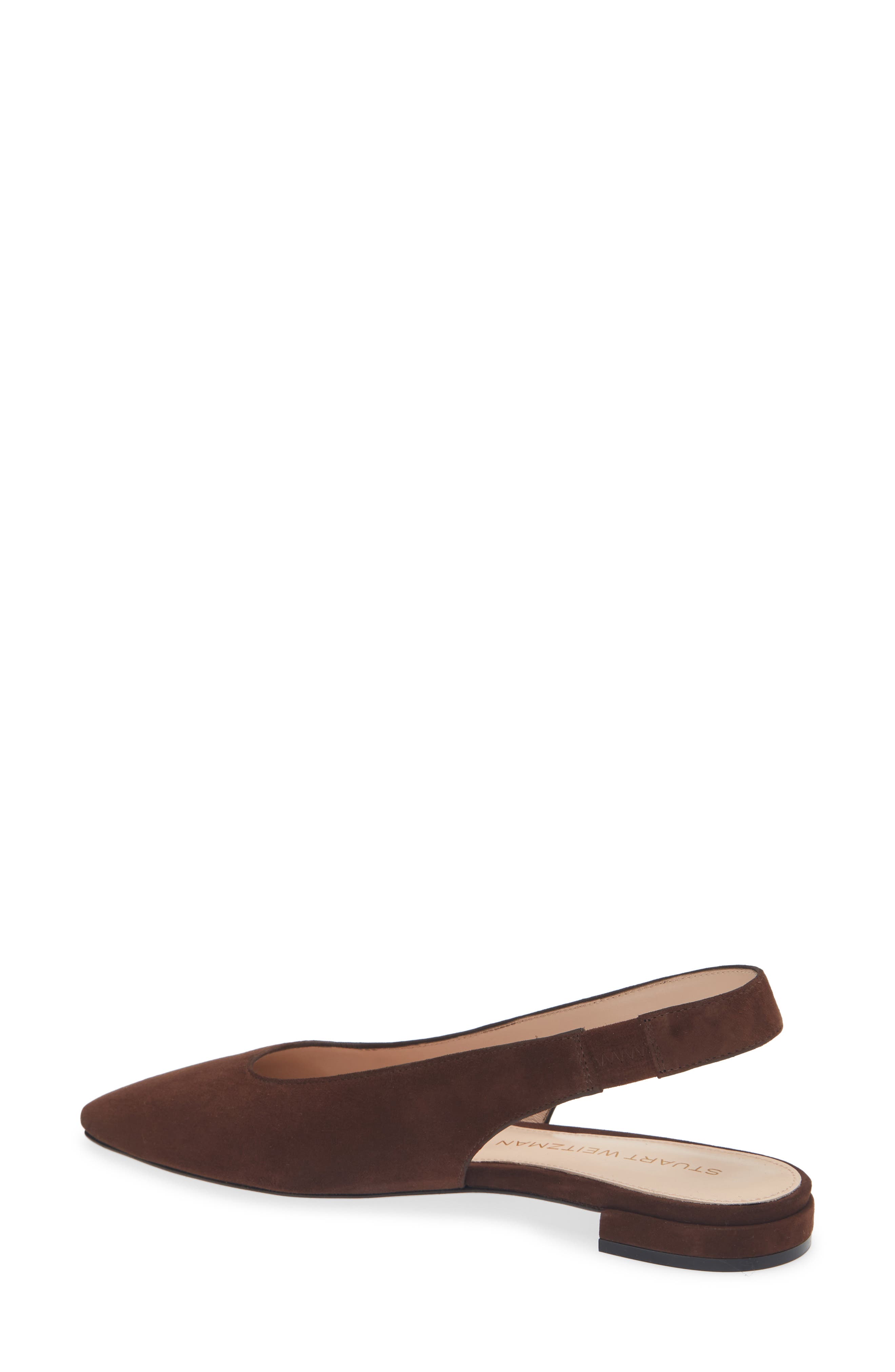 Stassi Slingback Flat, Alternate, color, WALNUT