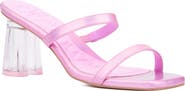 OLIVIA MILLER Lovely Clear Heel Sandal