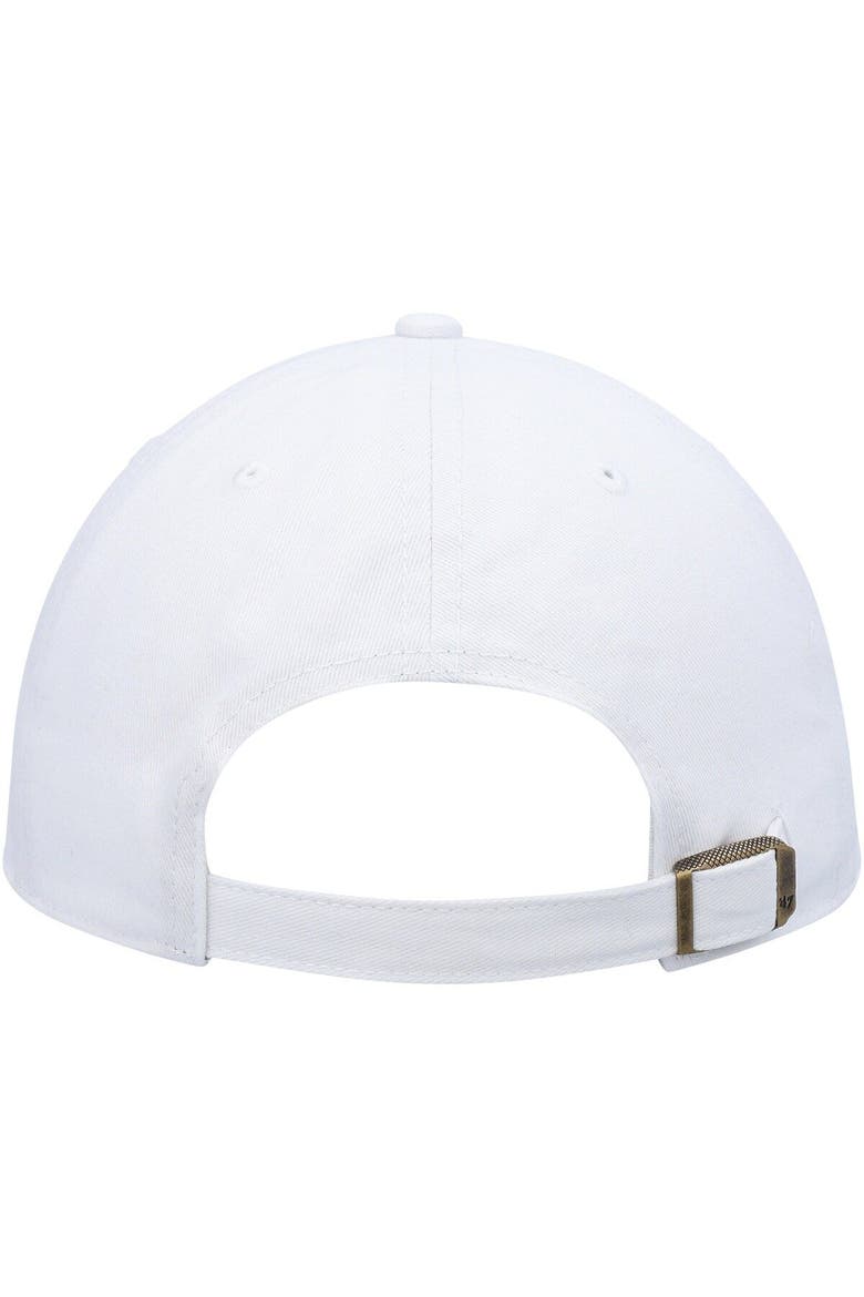 Women's '47 White Seattle Seahawks Miata Clean Up Legacy Adjustable Hat, Alternate, color, White