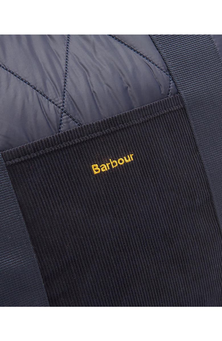 Barbour Healy Mixed Media Tote, Alternate, color, Navy