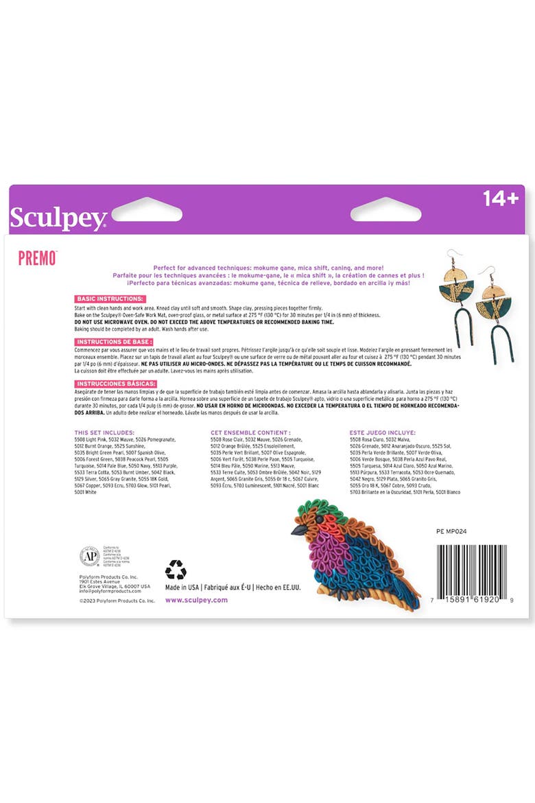Polymer Clay Premo Multipack Sampler (24) 1oz, Alternate, color, Multicolored
