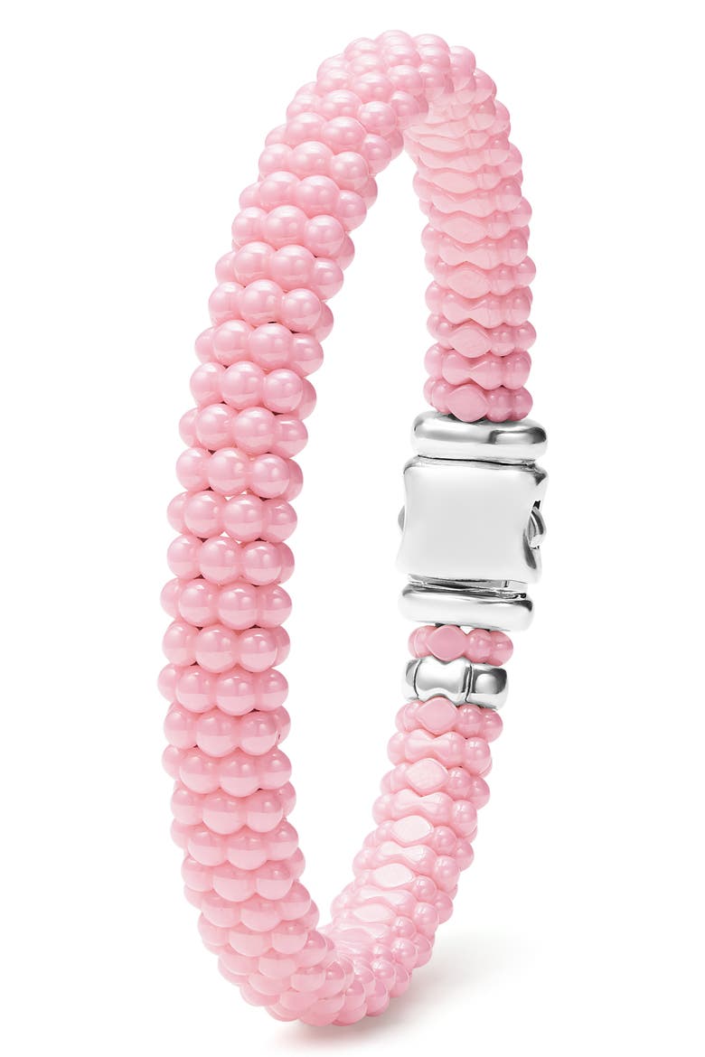 Pink Caviar Ceramic Beaded Bracelet (Nordstrom Exclusive), Alternate, color, PINK