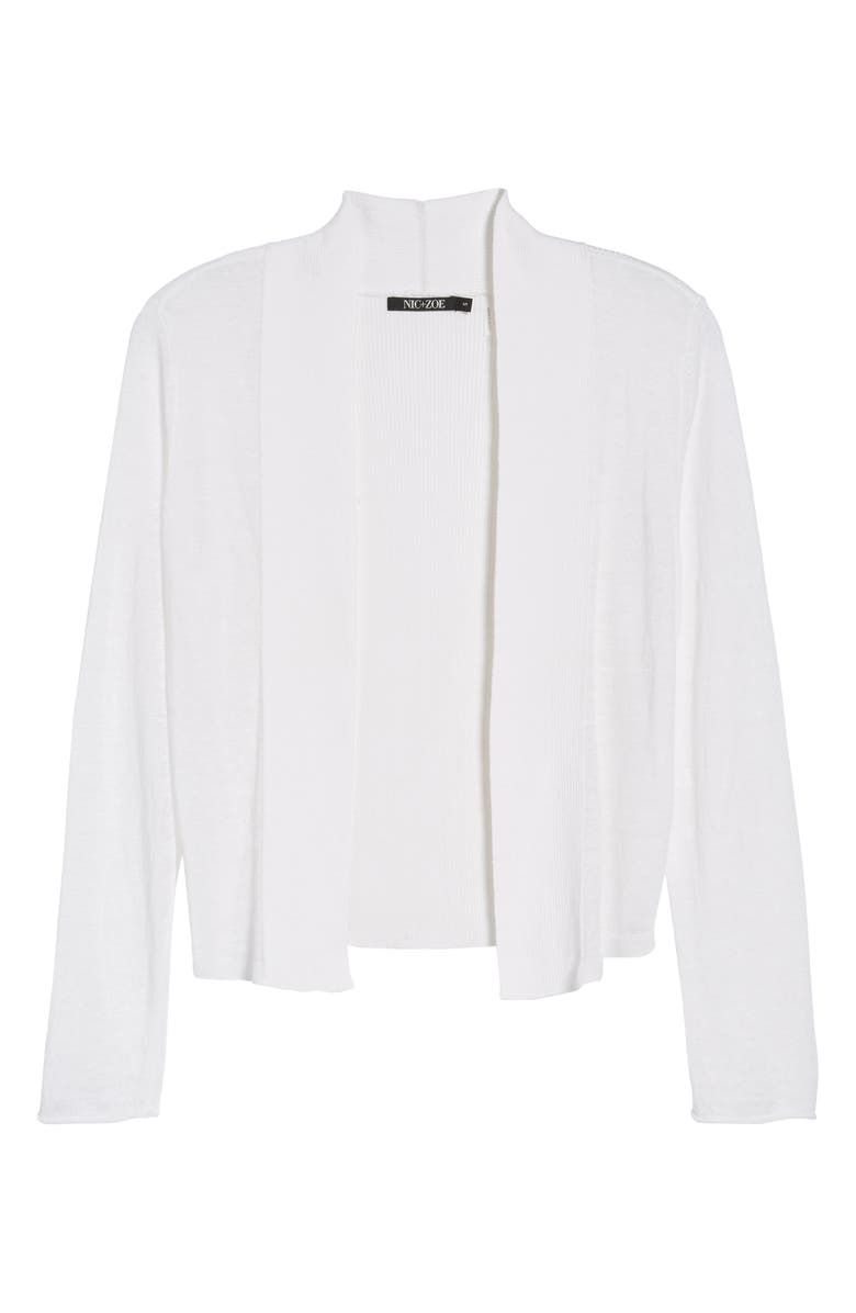 NIC+ZOE NIC + ZOE Daybreak Open Front Cardigan, Alternate, color,