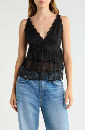 Lace Tiered Tank