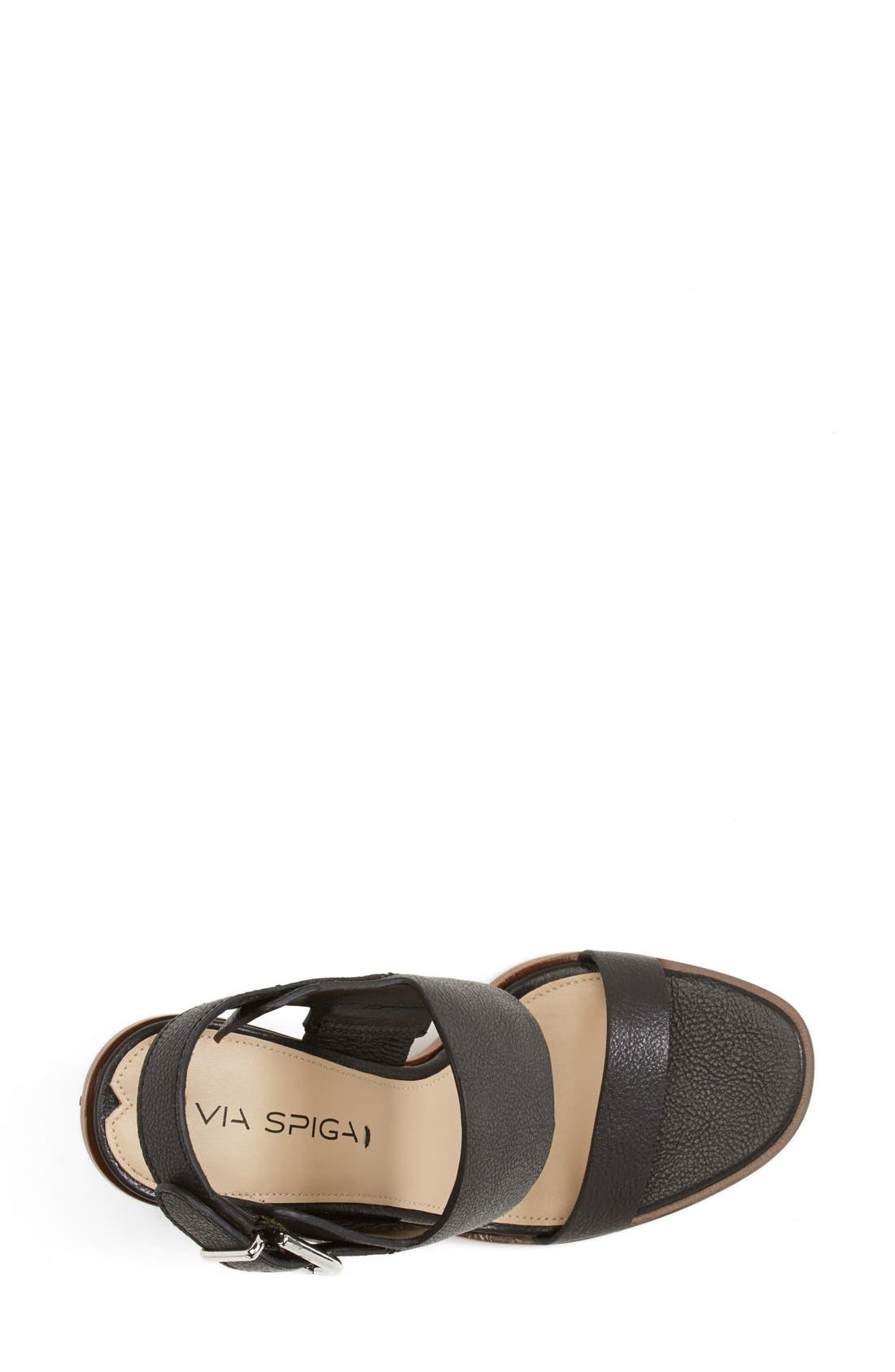 Via Spiga 'Baris' Leather Slingback Sandal, Alternate, color, 