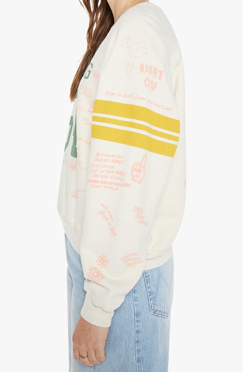 MOTHER The Biggie Concert Cotton Graphic Sweatshirt, Alternate, color, Underdog