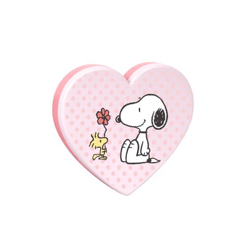 Peanuts Snoopy Swivel Heart Led Compact Mirror