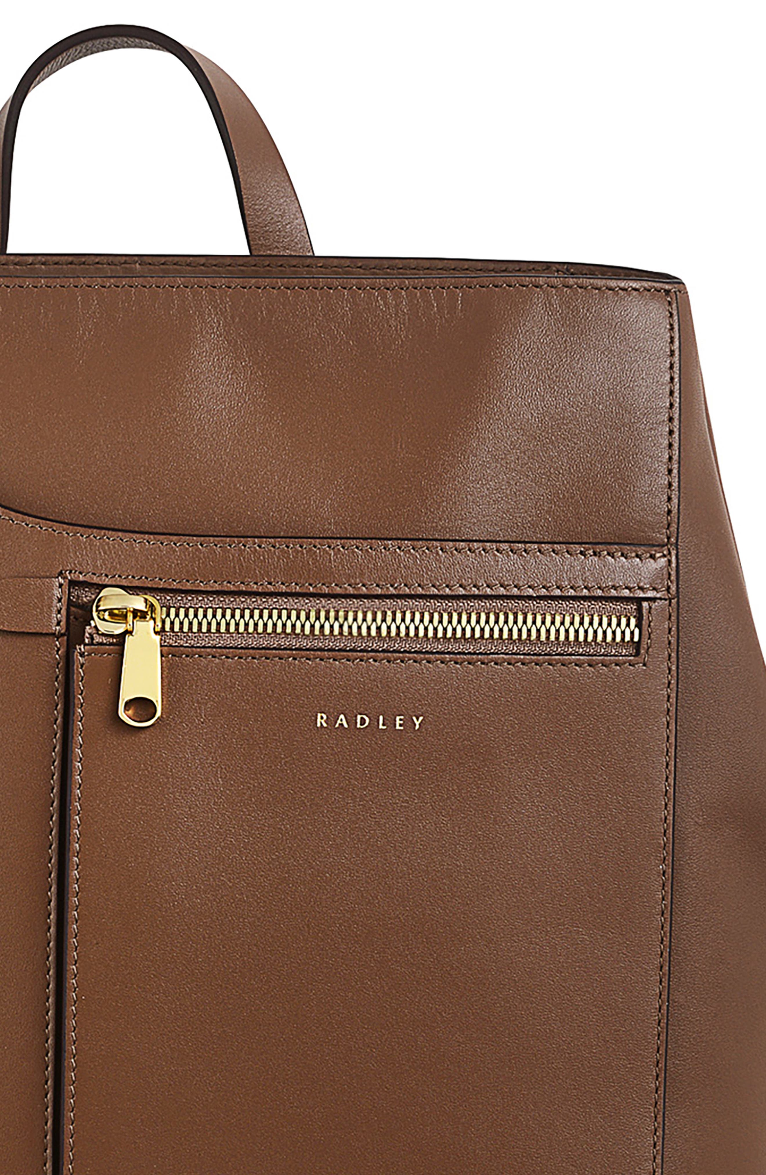 Radley Pockets Icon Medium Backpack, Alternate, color, Saddle