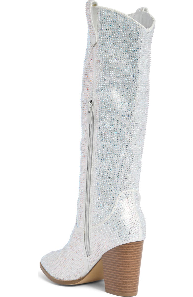 TOP GUY SHOES Imogen Embellished Western Boot, Alternate, color,