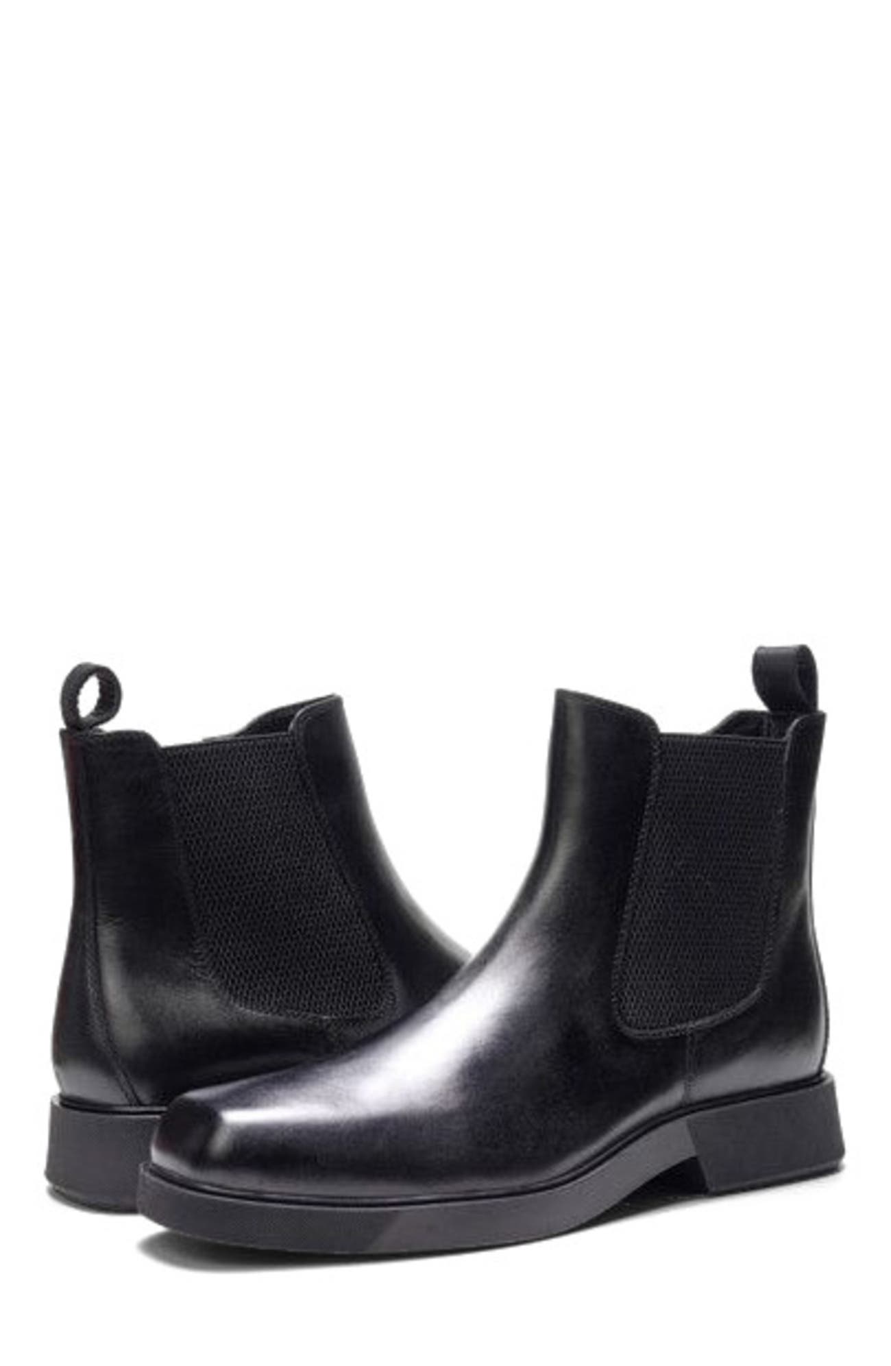 A. Veer Lenox Chelsea Boot, Alternate, color, Black Leather