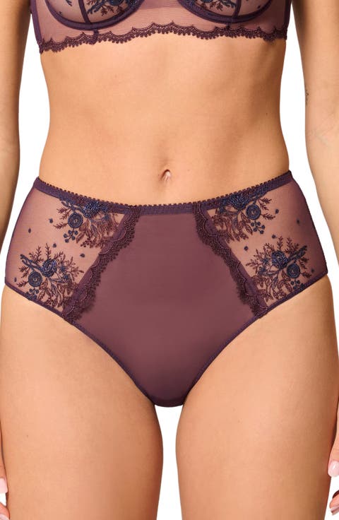 Intrigue Floral Embroidered Briefs