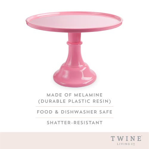 Twine Melamine Cake Stand In Pink