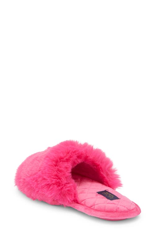 Rachel Roy Harper Faux Fur Slipper In Pink