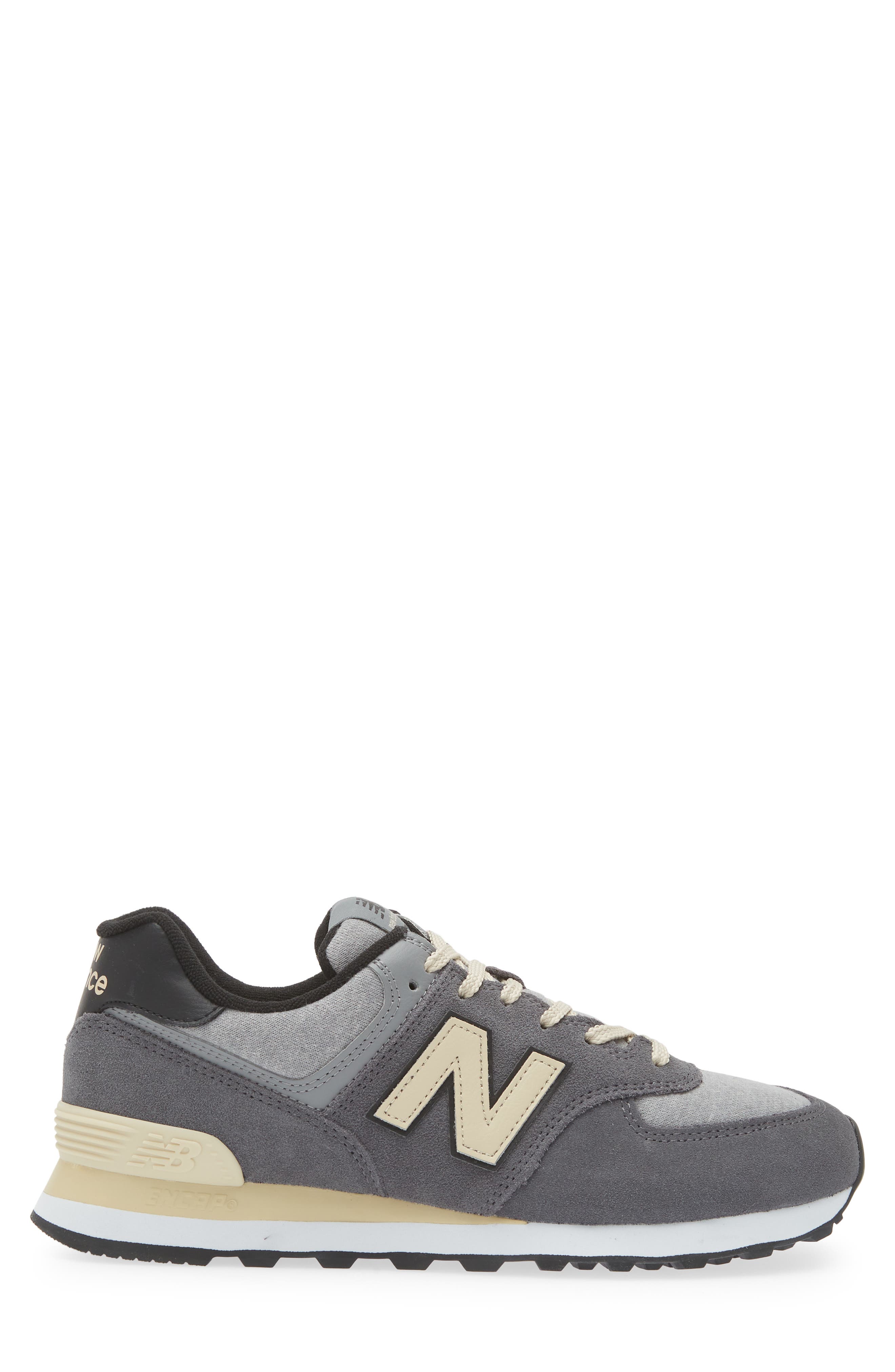New Balance Gender Inclusive 574 Sneaker, Alternate, color, Magnet/ Sandstone