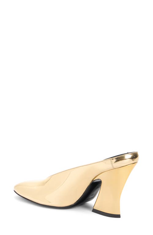 Givenchy Sculpted Mule In Gold