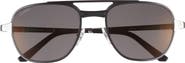 Cartier 56mm Polarized Panthos Sunglasses
