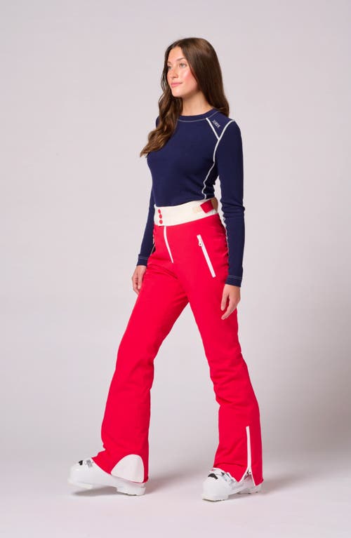 Jorde Palmer Insulated Ski Pant In Red
