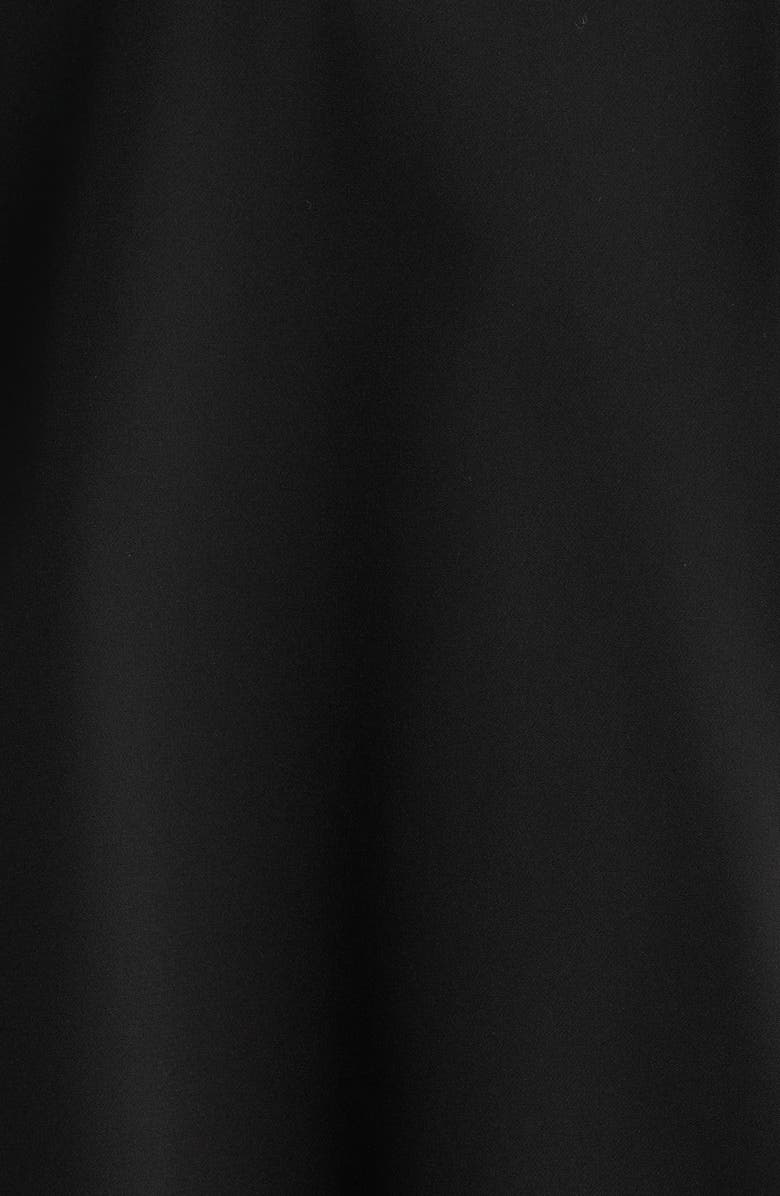 Fear of God Essentials MLB Oversize 3/4 Sleeve Half Zip Jacket, Alternate, color, Black