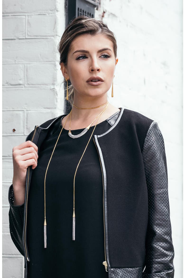 Reign Dulcet Drop Earrings, Alternate, color, GOLD
