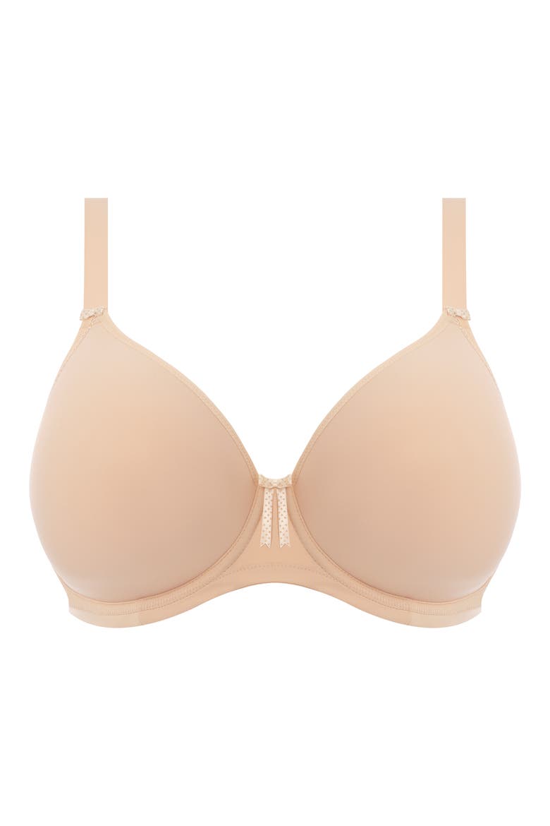 Bijou Full Figure Underwire Plunge Bra, Alternate, color, SAND