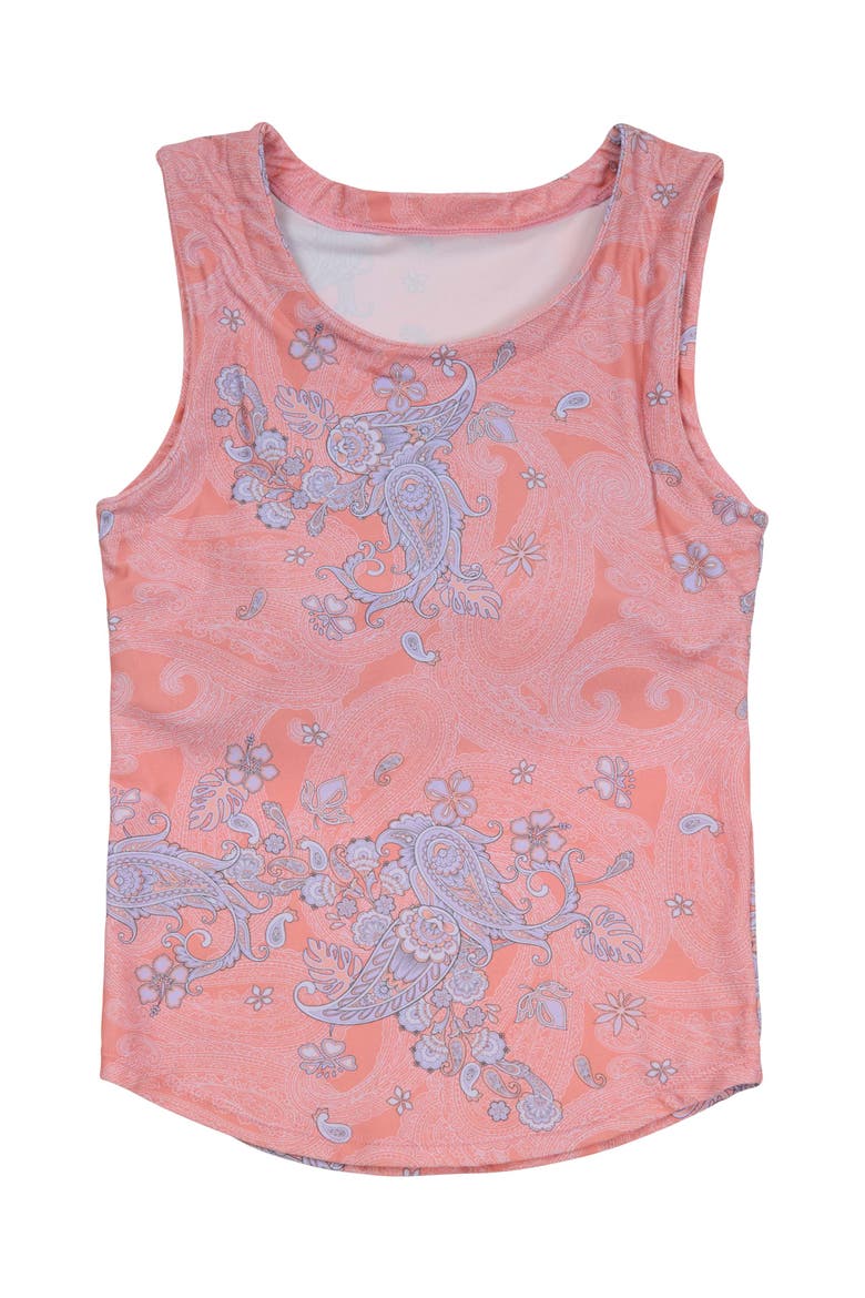 Paisley Explosion Womens Bikini Top, Alternate, color, Paisley Explosion Coral