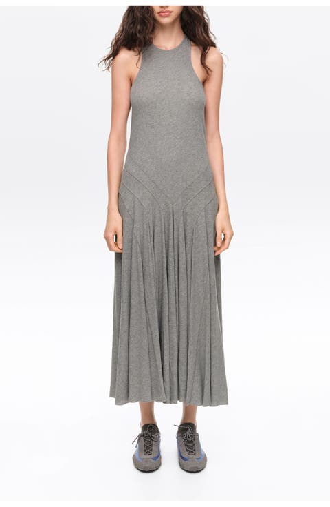 Sleeveless Midi A Line Dress