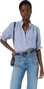 GERARD DAREL Cezia Ruffled Sleeved Linen Blouse